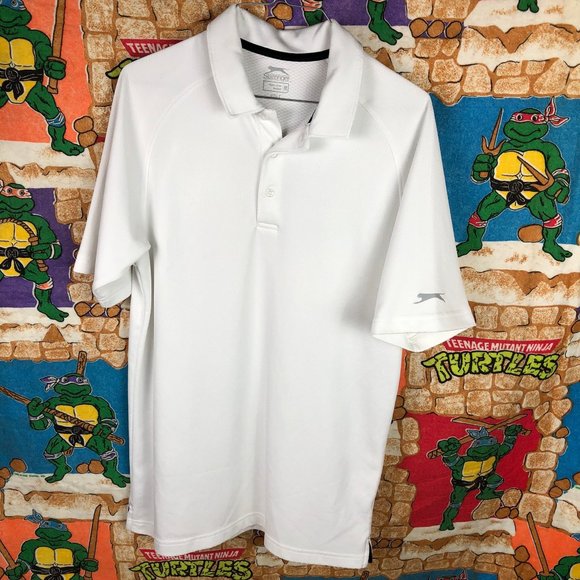 Slazenger Golf Polo Mens Large White - Picture 1 of 4
